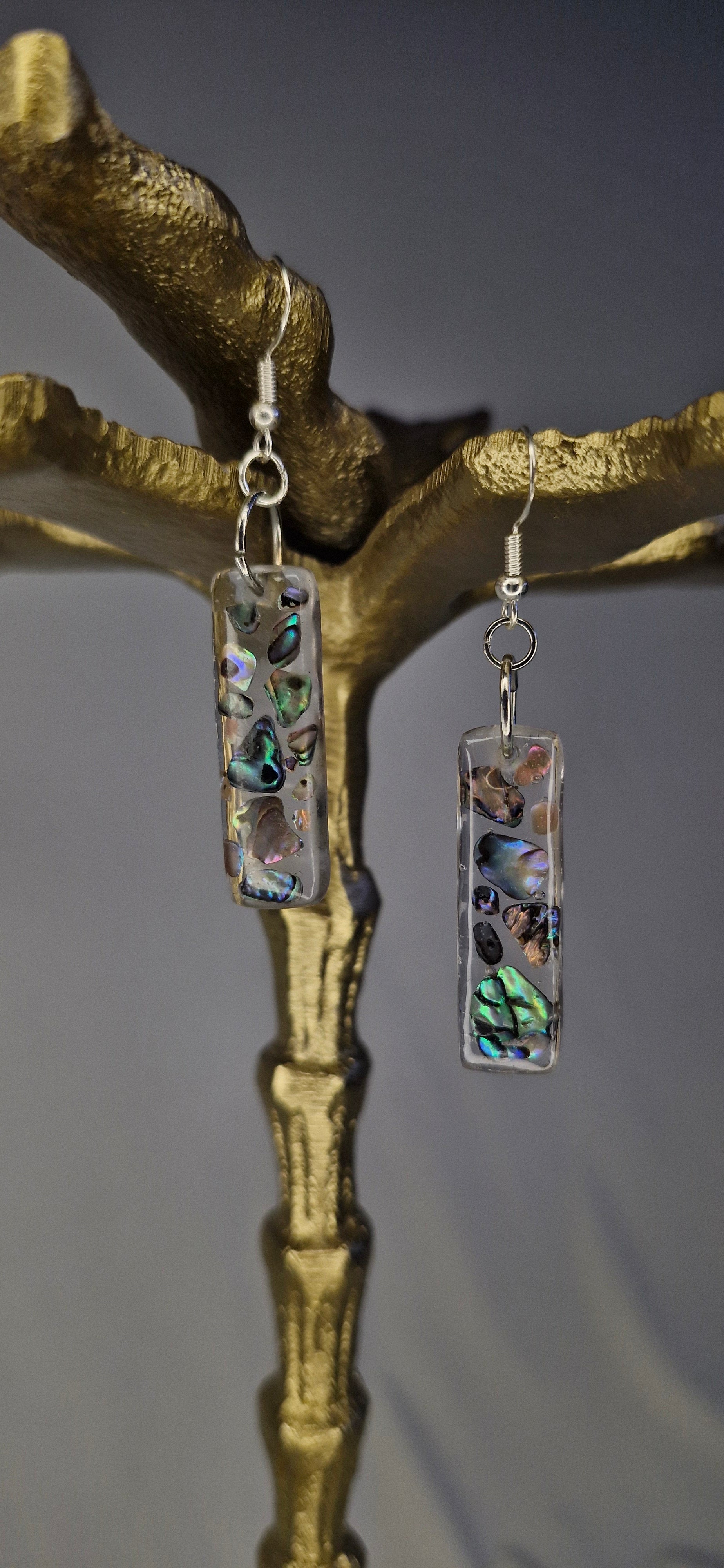 Pāua earings