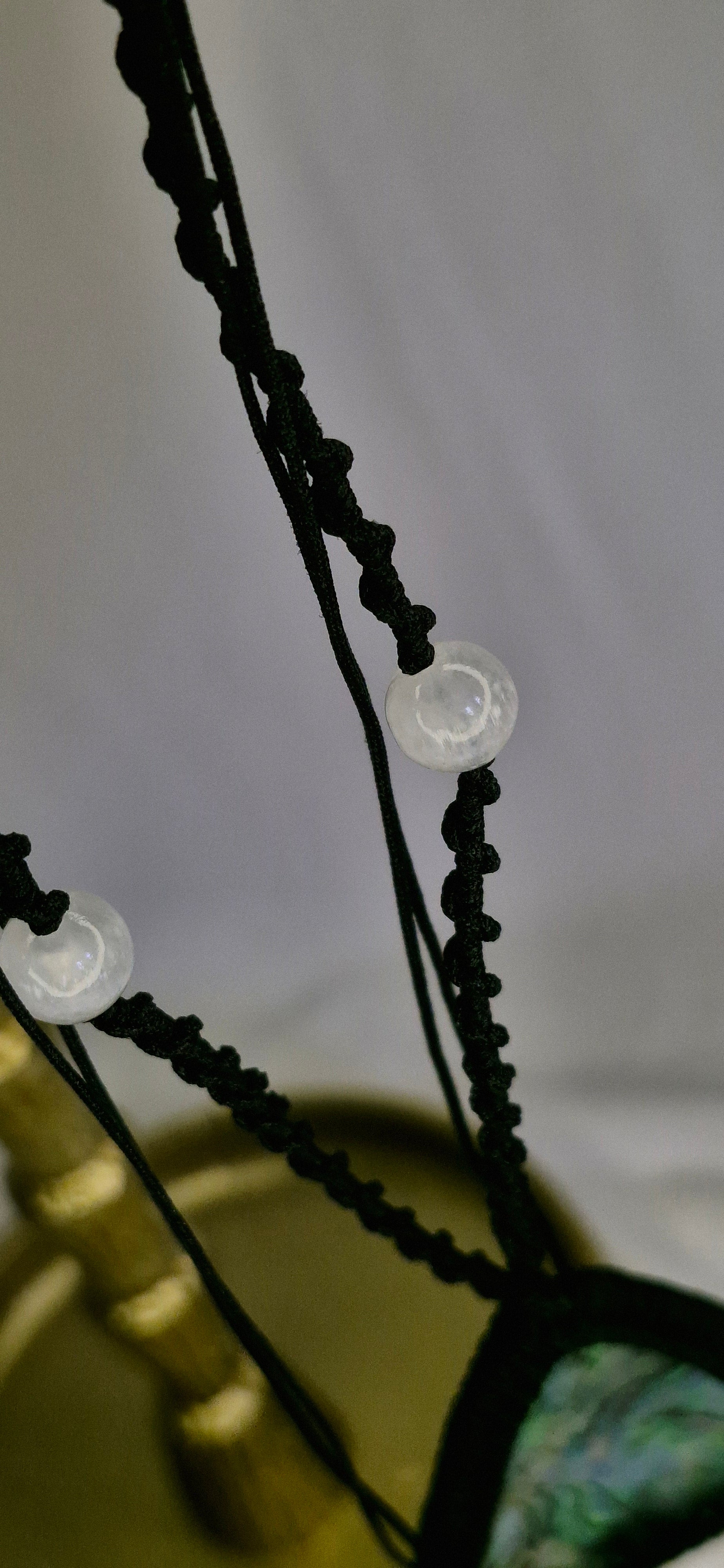 Wrapped Pāua necklace