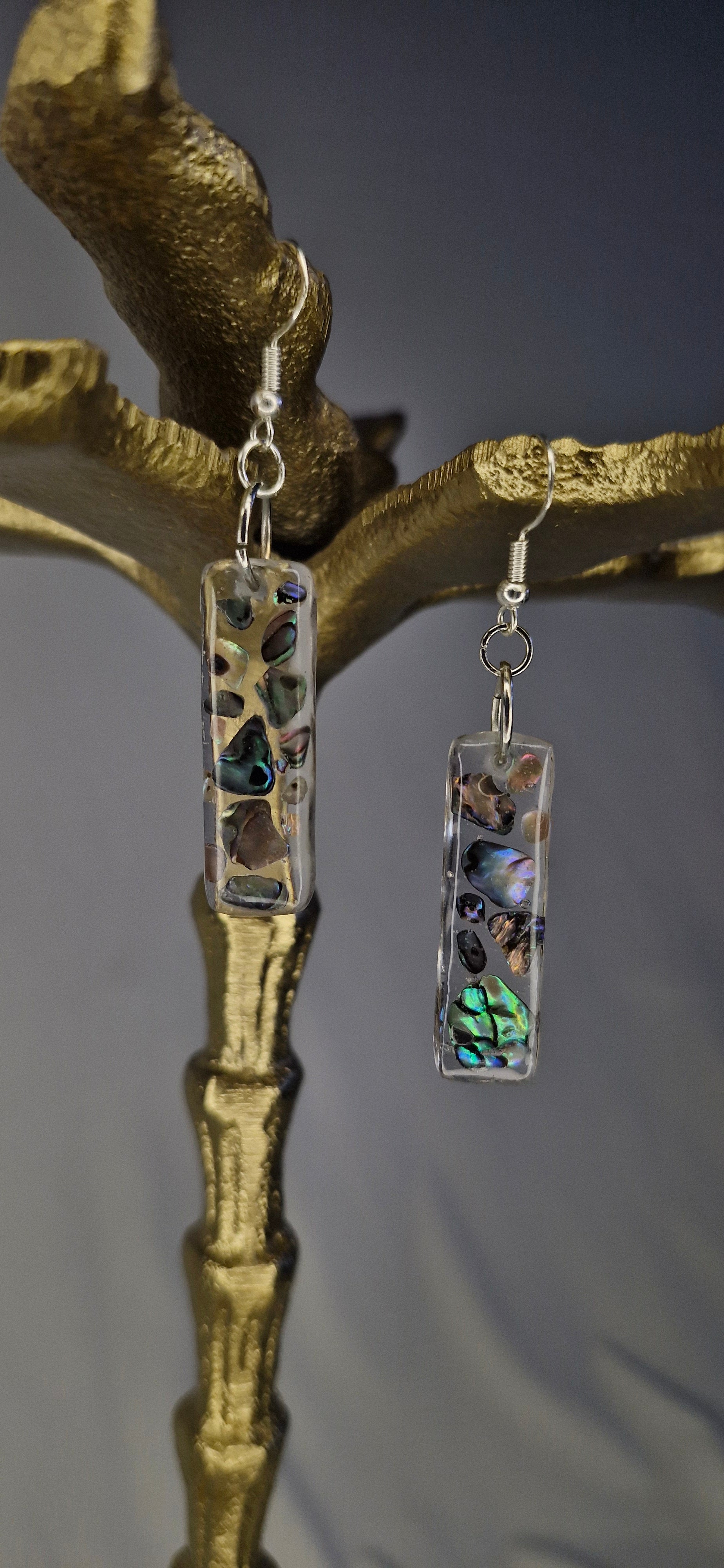 Pāua earings