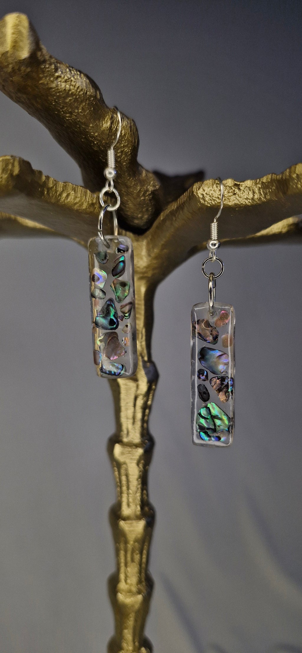 Pāua earings