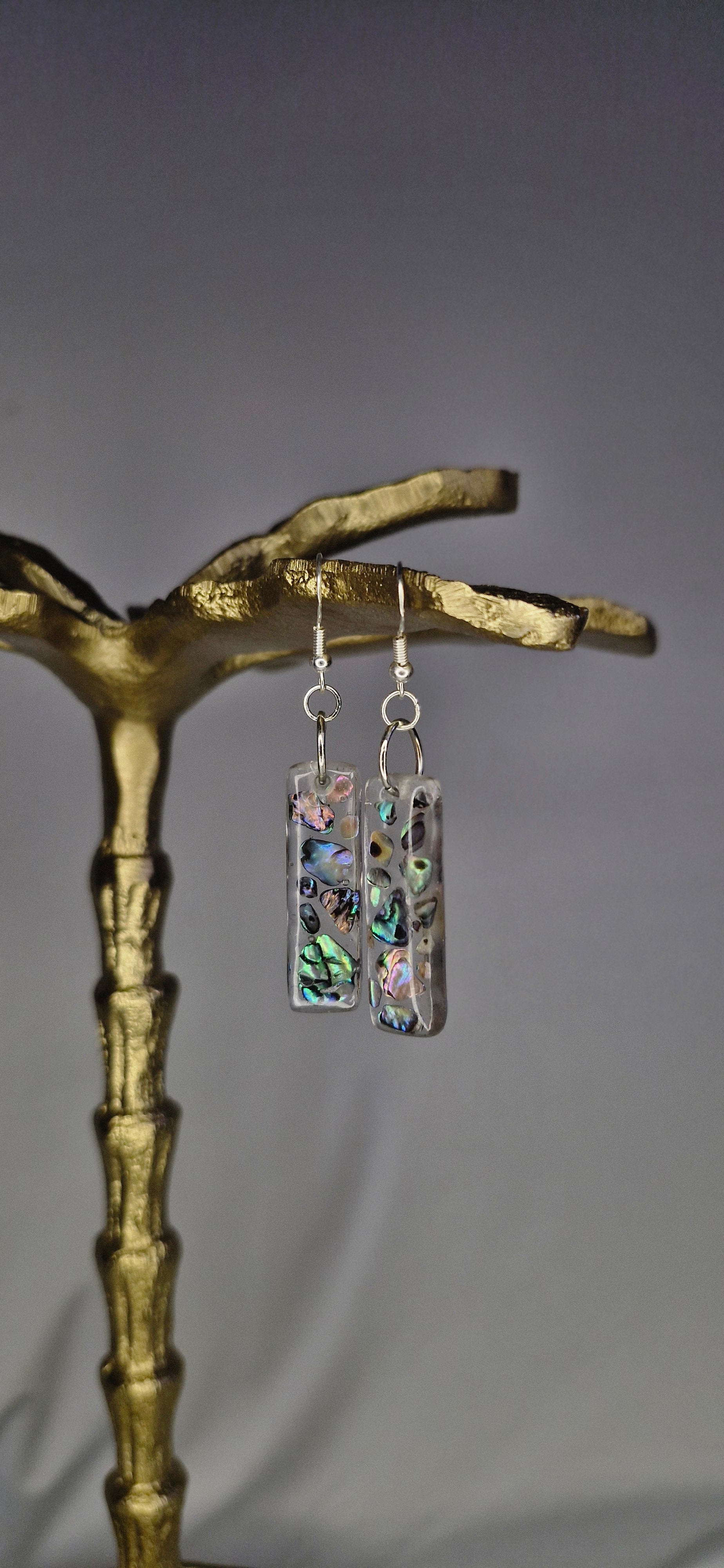 Pāua earings